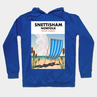 Snettisham Norfolk beach poster Hoodie